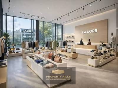 فرصة استثمارية قوية محل تجارى للبيع داخل ذا كور مول _ za core mall_ امام بيفرلى هيلز و سوديك كلوب _ sodic club