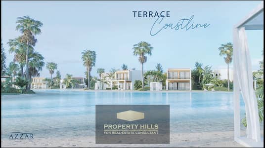 Townhouse by the sea fully finished with a 45% cash discount in azzar island compound next to Katameya Coast