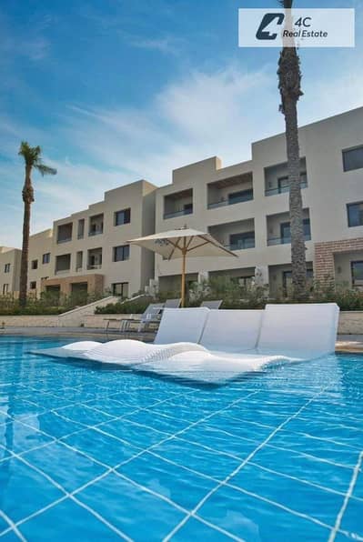 شاليه بحري متشطب بالكامل للبيع في ازها  الساحل الشمالي – مرحلة ناوس Azha North Coast – Naos Phase