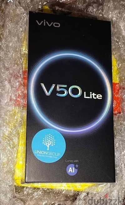 موبيل فيفو V50 لايت  نسخه 4G  8+8 / 128 بكل مشتملاته الأورجينال