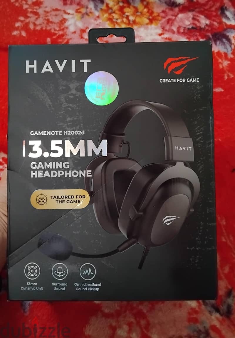 Havit Headset Gamenote H2002d 5