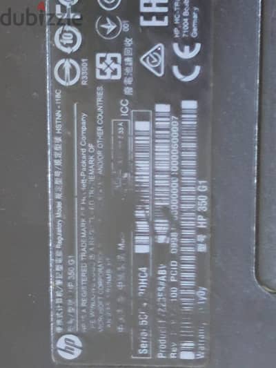 Laptop hp 350 G1