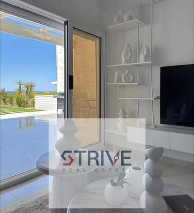 Chalet with a sea view and fully finished with ACs for sale with only 5% DP and installments over 10 years in a prime location in compound Mar Bay Chalet with a sea view and fully finished with ACs for sale with only 5% DP and installments over 10 years in a prime location in compound Mar Bay