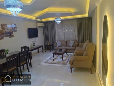 Apartment for rent furnished in Madinat al-Rehab overlooking the club