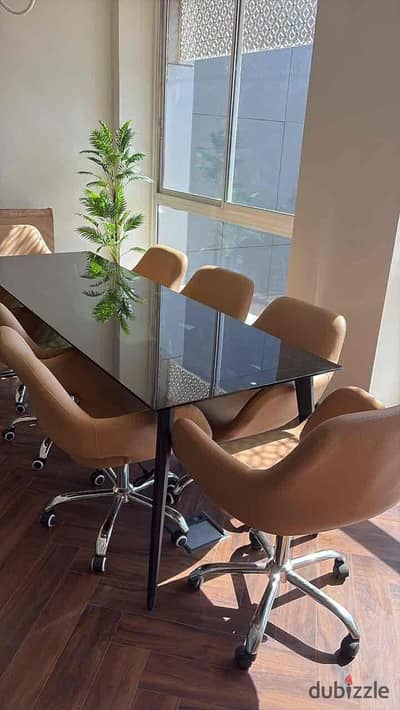 Office ForRent in Majarrah mall - elsheikh zayed -242sqm fully finished with AC. S