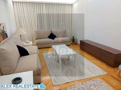 شقه مفروشه للايجار في سابا باشا خطوات من ابوقير