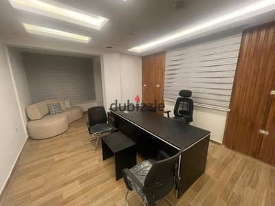 Office for rent with very special finishing near the metro of Girls College in Golf Land, Heliopolis