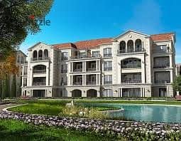 لبيع شقه 2 نوم بحديقه خاصه  متشطبه بالكامل جاهزة لسكن فى Regents park   فى قلب المربع الدهبى بجانب الجامعه لامريكيه