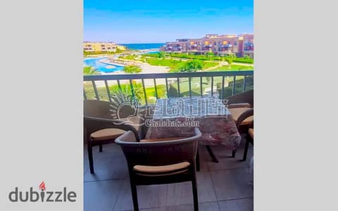 Fully furnished chalet for sale with appliances and ACs, ready for immediate delivery and use in Blumar Dome – Ain Sokhna