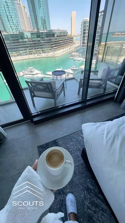 للاستثمار بالدولار او للسكن علي البحر صف اول فوري متشطب High End  عاين بنفسك  شقة للبيع في ابراج العلمين الجديده بـ افضل انظمة سداد