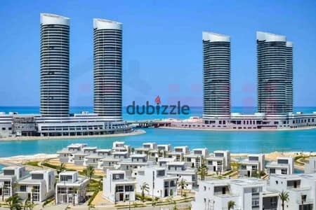 Apartment for sale, 128 sq m, New Alamein (Mazarine Compound - Immediate Delivery - Prime View - Installments up to 12 years) 2 bedrooms (including a