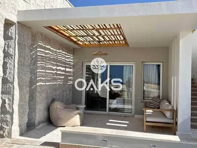 شاليه 3 غرف بجاردن خاصة  للبيع متشطب بالكامل مباشرة على الاجوون من هايد بارك الساحل الشمالي بالتقسيط على 8 سنوات بدون فوايد