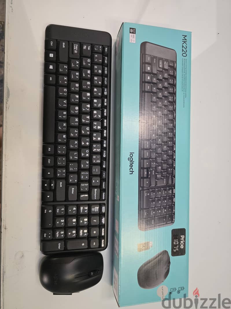 logitech keyboard &mouse wireless 1