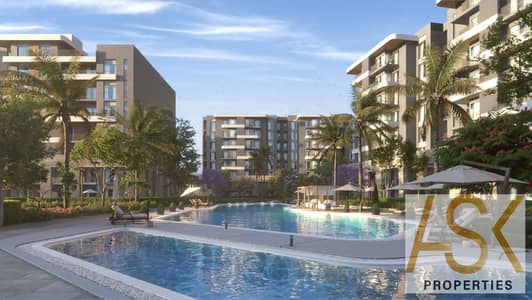 Pay in installments over 12 years and own a 3-bedroom apartment with a view of the tourist promenade and pool in the heart of the R8 in the Dhifaf com