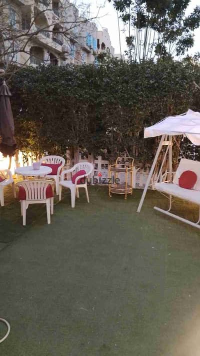 Furnished apartment for rent ground floor in Retaj Garden Compound
