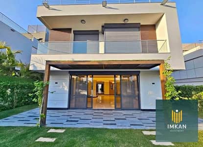 Standalone apartment for sale, ready for viewing, installments over 7 years, with a garden in Fifth Settlement | On North 90th Street, near Maxim Comp