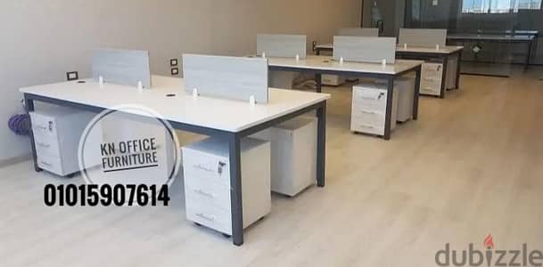 خليه عمل work station متاح تنفيذ مقاسات بجميع درجات الوان الخشب