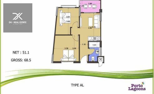 Chalet for sale in Porto Golf Sea Lagoons \ Unit Code: SA0915