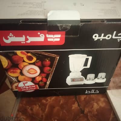 خلاط فريش جامبو  معه مطحنتين والضمان 3سنوات