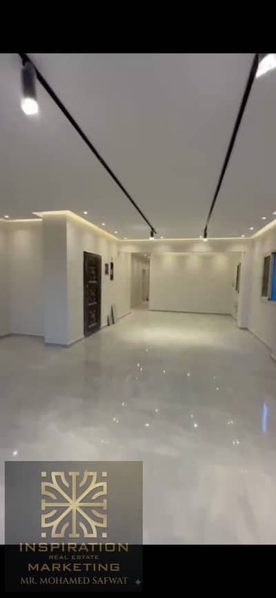 Brand New 190m Apt for Rent (Residential/Administrative) Directly on South Teseen Facing Mivida | Al-Andalus 2