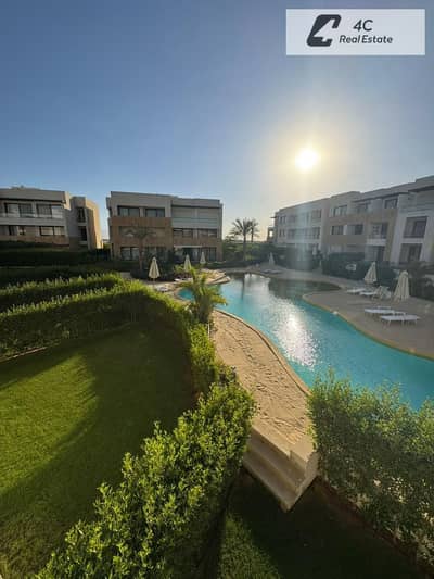 For 300k less than market price in Bavo Direct phase on lagoon ultra super lux finishing with acs and furnishings chalet for sale in Azha Ain Sokhna