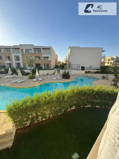 For 300k less than market price in Bavo Direct phase on lagoon ultra super lux finishing with acs and furnishings chalet for sale in Azha Ain Sokhna