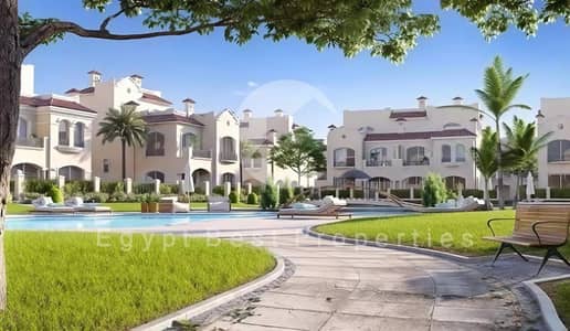 شاليه للبيع بإطلاله على اللاجون و بقسط على 6 سنين في هاسيندا وترز الساحل الشمالي
