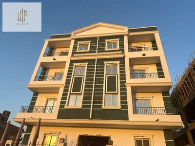 Apartment for sale in Al-Nargis Al-Jadida, second number from Katameya Creeks compound, near the German university and Arabela Plaza, and close to the Diplomats compound