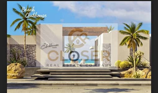 للبيع شاليه حجز وتعاقد في نفس اليوم متشطب بالتكييفات في الساحل الشمالي|north coast بجوار مراسيmarassi