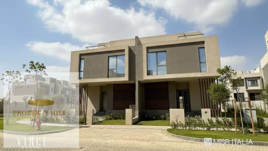 توين فيلا مميزة جدا للبيع في مشروع  فينشي مصر ايطاليا  استلام شهور تقسيط علي 10سنين و بدون مقدم في العاصمة بالتقسيط او كاش بخصم مميز
