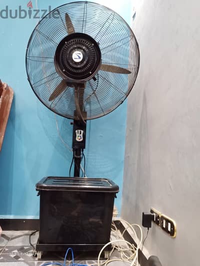 مروحه  ومبرد رزاز  كبيره
