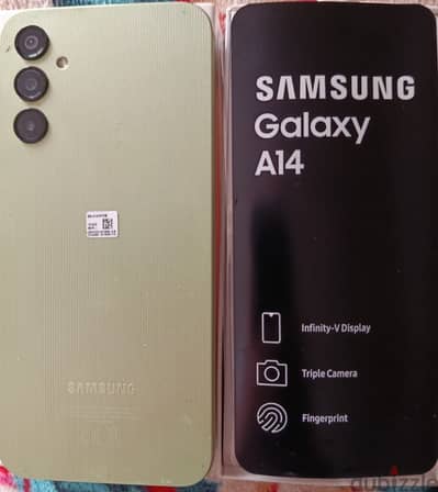 Samsung a14 بطارية كويسه جدا و لم يفتح نهائيا ،128 g ,4 ram