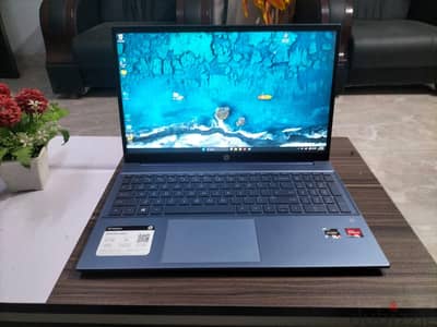 بحالة ممتازة وبالضمان لاب إتش بي Ryzen5 ام 8 وهارد  512ssd بكارت شاشه