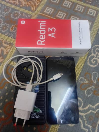 تليفون Redmi A3 استعمال خفيف للبيع