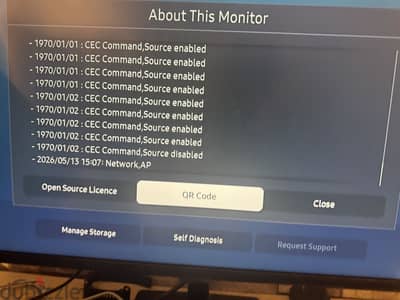 Samsung mini tv/monitor cndition mild 4k 32in