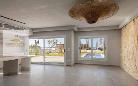 شاليه في مرسي باغوش سيدي حنيش الساحل الشمالي متشطب بالكامل شايف البحر والاجونزresort متكامل الخدمات