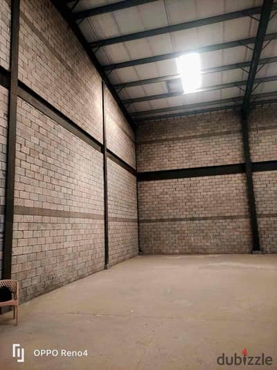 Chemical factory for rent 300 meters detergents activity in the industrial area in New Borg Al Arab