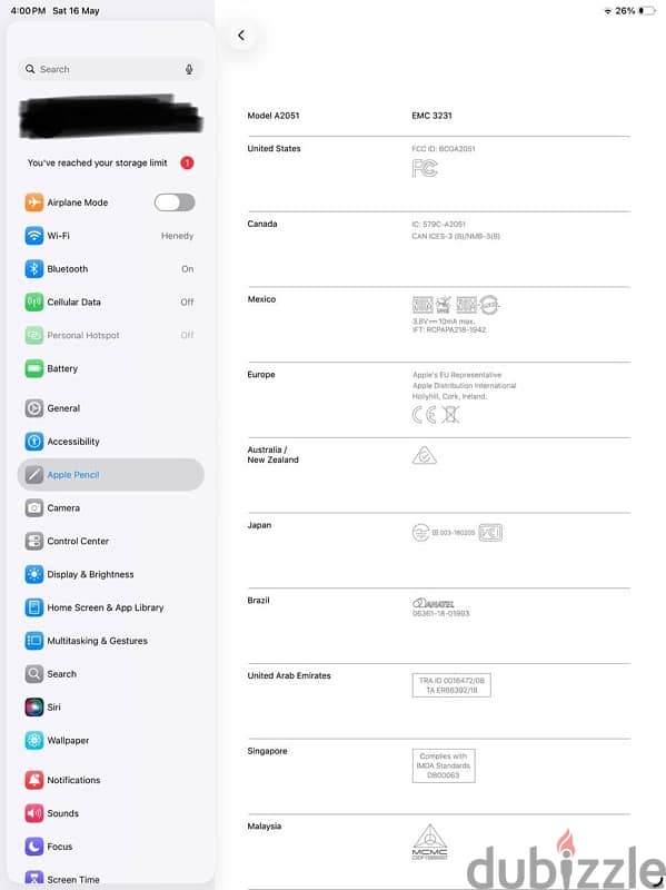 IPad pro 12.9 - 4th generation 2020 - 256GB 5