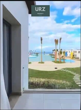 Seaview chalet fully finished with air conditioning with a 10year installment plan or 30% discount for sale on the North Coast near Alamein Towers