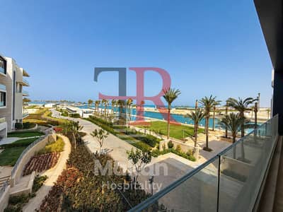 Chalet for rent sea& lagoon view in marassi adress hotel north coast