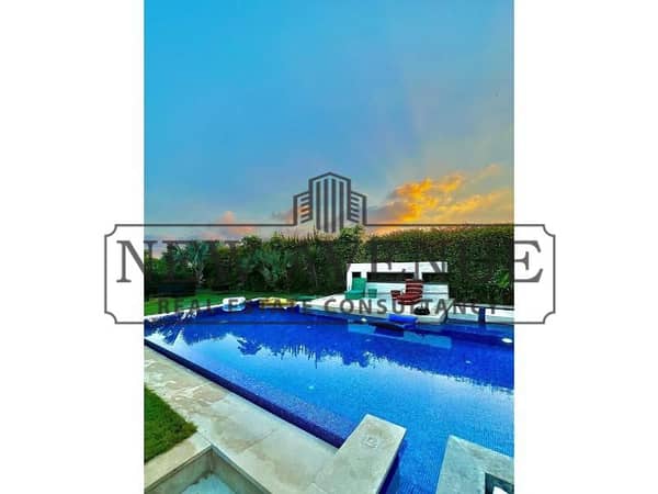 ڤيلا مستقلة فى هاسيندا باى Hacienda bay  صف ثالث من البحر بسعر مميز متشطبة بالكامل بالفرش و الاجهزة و  حمام  سباحة .