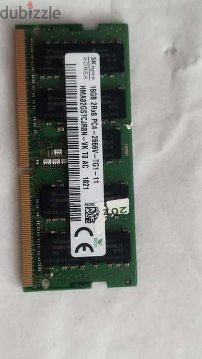16 جيجا  ram  ddr4  لاب توب