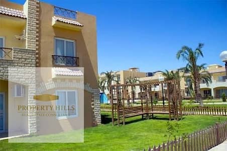 Ground floor chalet with garden fully finished, 145 square meters, 3 bedrooms, in Ras El Hekma, North Coast