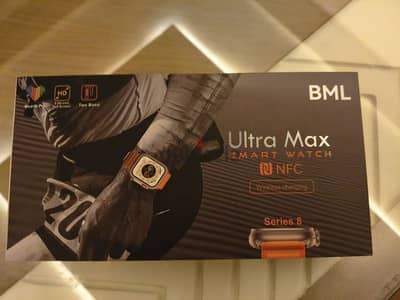 ساعه ultra max مع استراب معدن