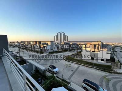 Standalone villa in Patio Zahraa Compound ready for immediate delivery directly on the pool built-up area 292 sqm on a land of 364 sqm in the heart o