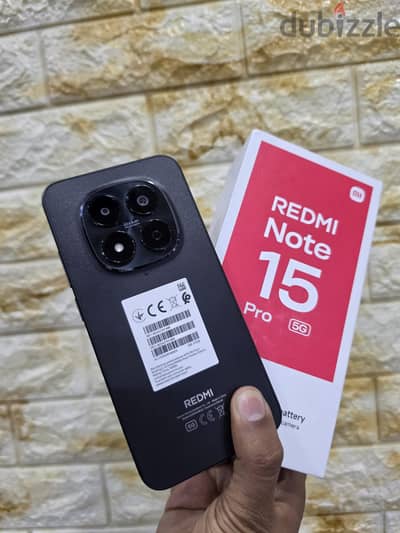 Xiaomi Redmi Note 15 Pro 512 giga 12 ram ضمان محلي