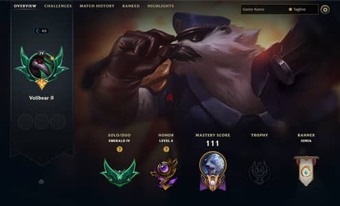 حساب league of legends للبيع سيرفر Euw