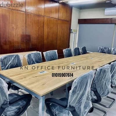 ترابيزة اجتماعات خشبMdfاسباني ميتينج رومMeeting roomMeeting table