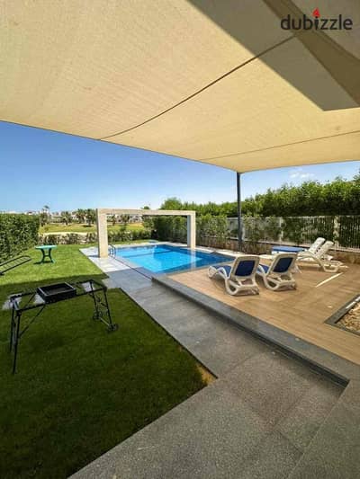 Luxury- chalet for rent at hacienda bay with pool 1st row golf