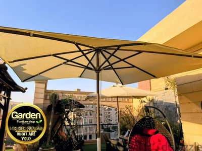 umbrellas 3×3 From a garden furniture store